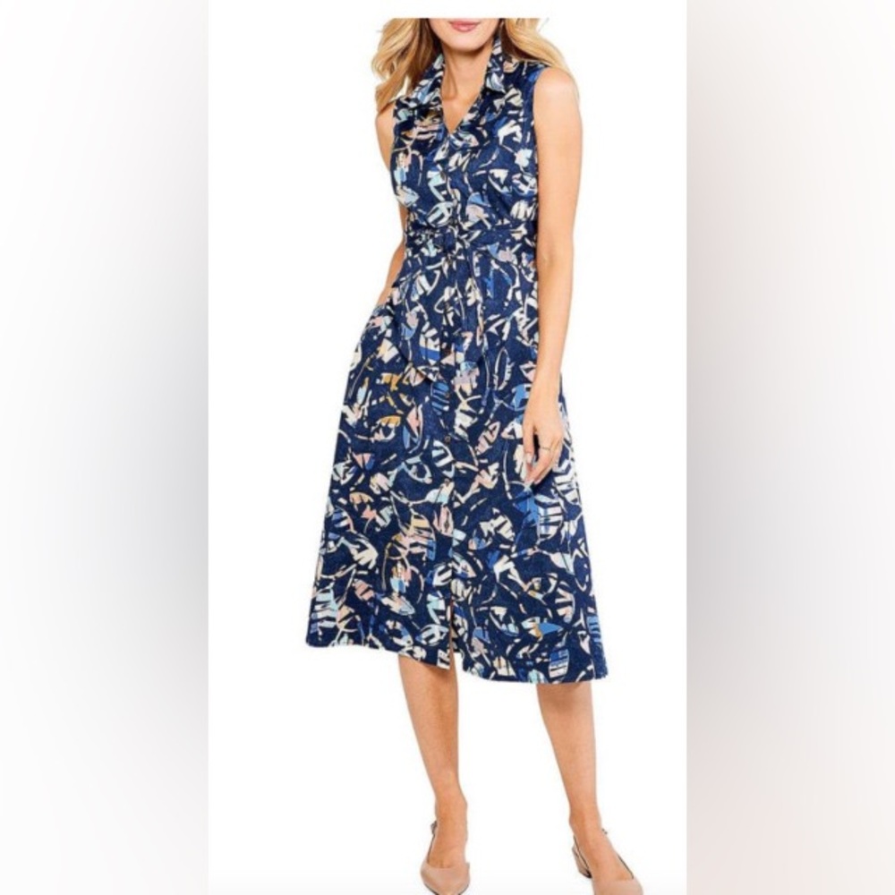 Nic + Zoe, belted dress, size small